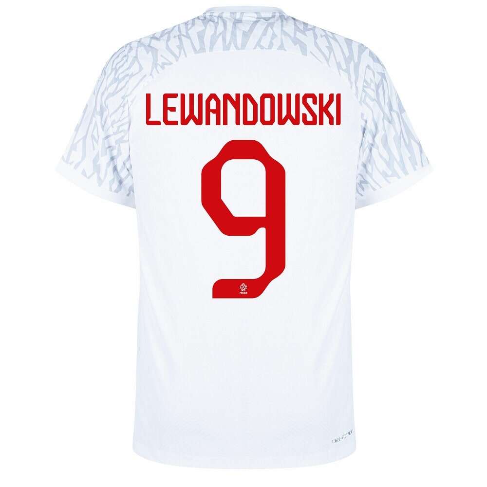 LEWANDOWSKI 2022 WORLD CUP POLAND HOME JERSEY