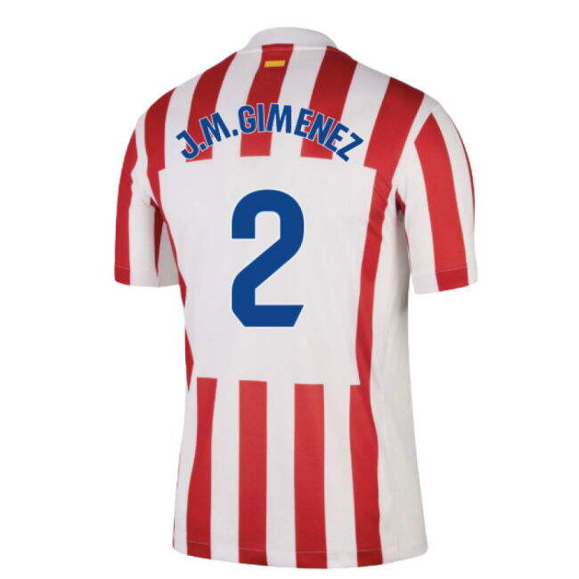 2025-2026 Atletico Madrid Home Shirt (J.M.Gimenez 2)