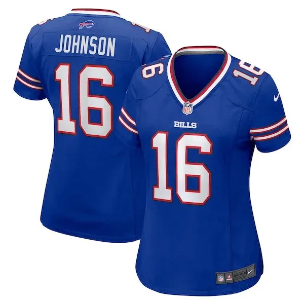 None Xavier Johnson Game Jersey - Royal | NFL Player Jersey | NFL Foot