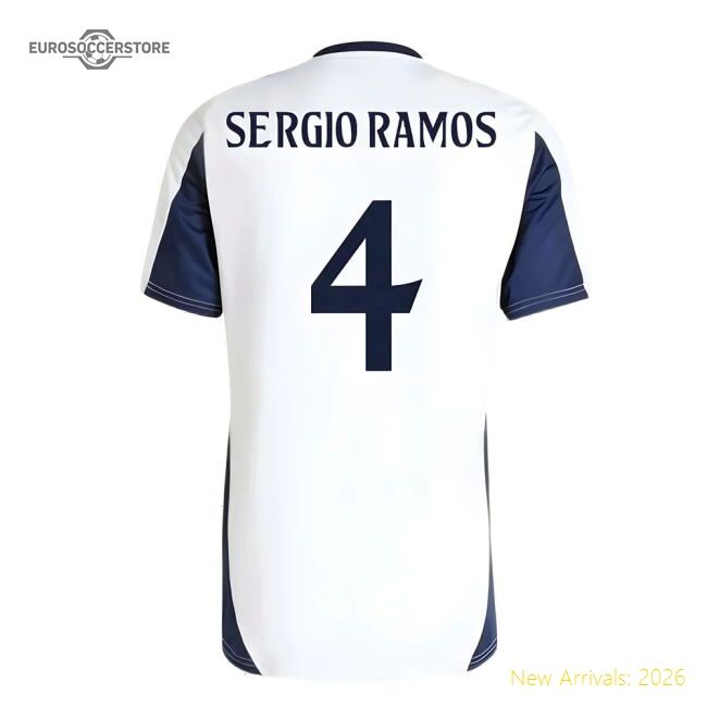 Superior 2024-2025 Real Madrid Training Tee (white) (sergio Ramos 4)