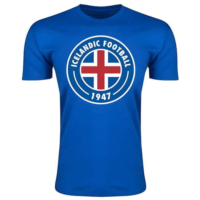 Iceland Core Logo T-Shirt (Blue) Quality Premium Authentic