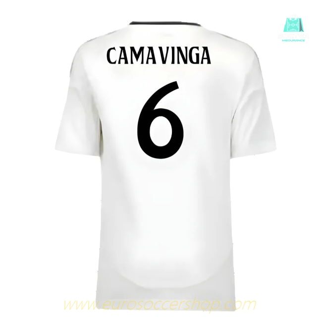 2024-2025 Real Madrid Home Youth Kit (Camavinga 6)