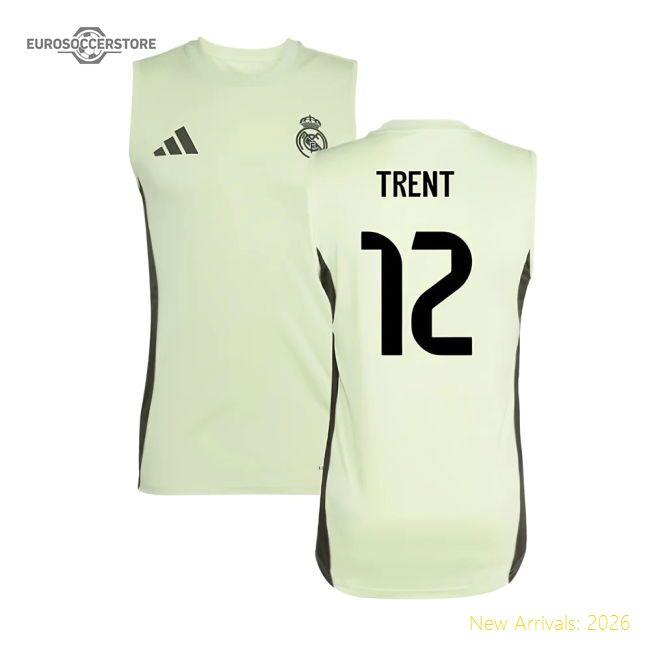 Exceptional 2025-2026 Real Madrid Sleeveless Training Jersey (almos