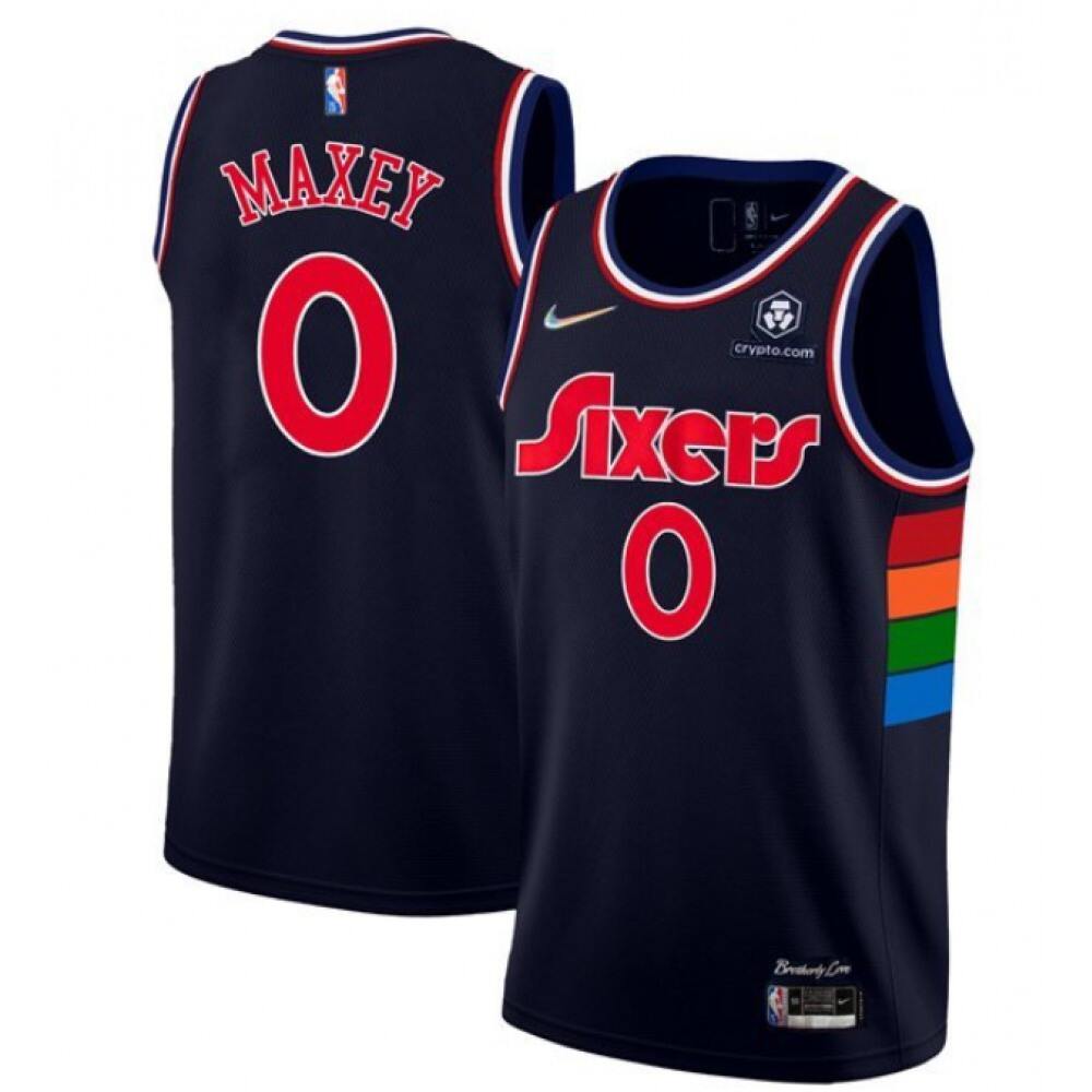 Game Day Game-Ready Men's 76ers #0 Tyrese None Basketball Jersey