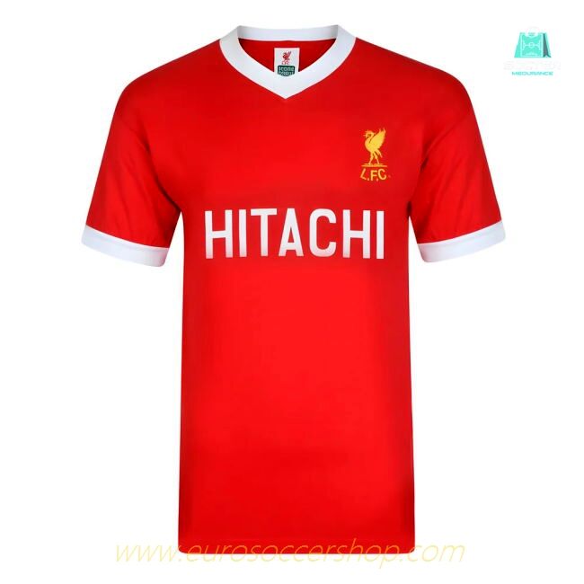 Score Draw Liverpool FC 1978 Hitachi Retro Football Shirt