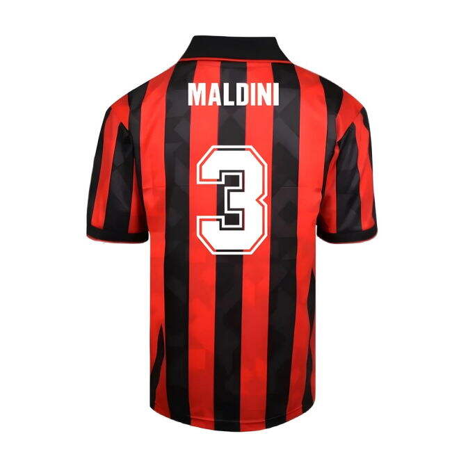 Match Quality Official Acm Home Retro Shirt Maldini #3 Modern Styl...