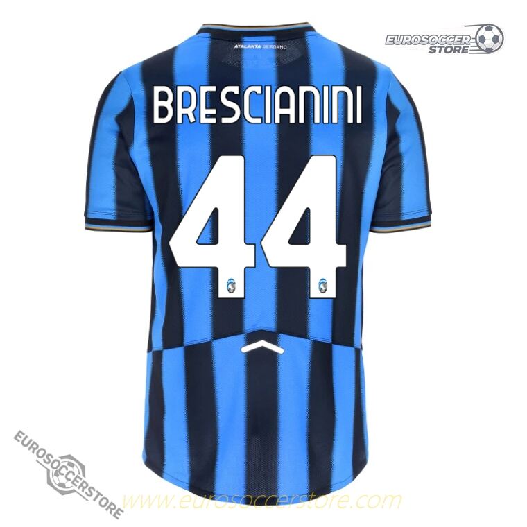 Atalanta's 25-26 Home Jersey with BRESCIANINI 44