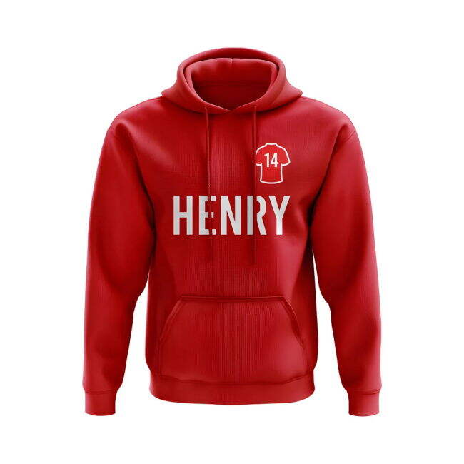 Thierry Henry Arsenal Number Hoody (Red)