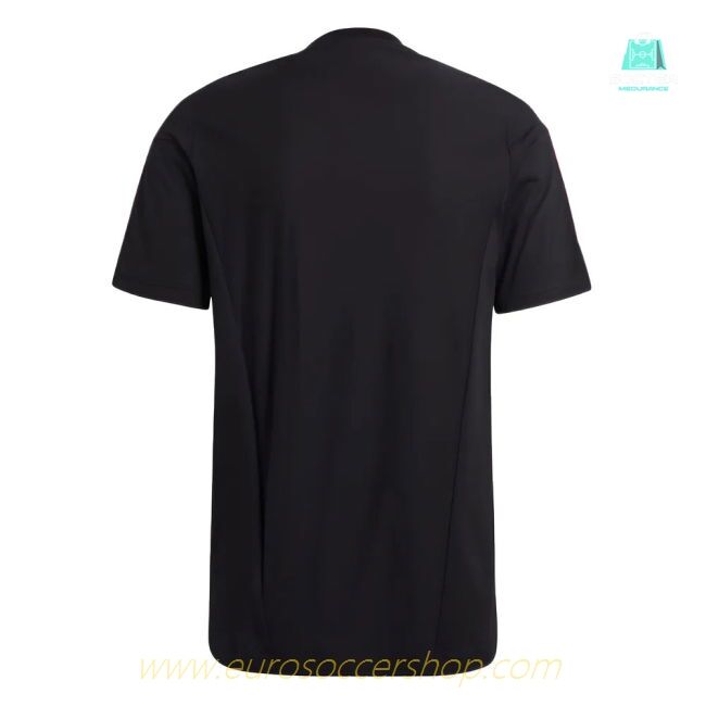 2023-2024 Man Utd Training Tee (Black) (Your Name)