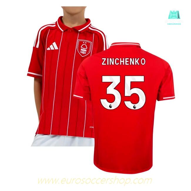 2025-2026 Nottingham Forest Home Shirt (Kids) (Zinchenko 35)