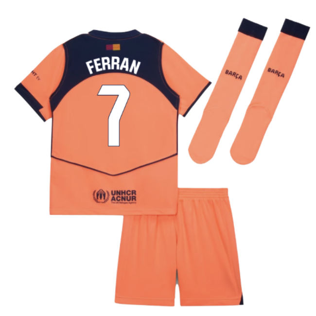 2025-2026 Barcelona Third Mini Kit (Ferran 7)