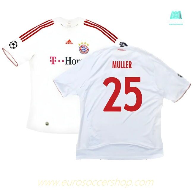 Bayern Munich 2008-09 Third Shirt ((Very Good) XXL) (Muller 25)