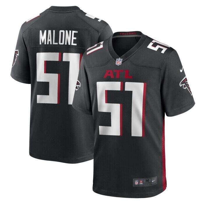 None Men's DeAngelo Malone ATL Falcons Authentic Authentic Jersey
