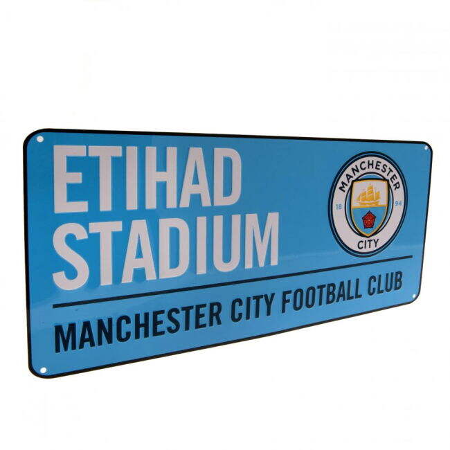 Manchester City FC Colour Street Sign (Match Day)