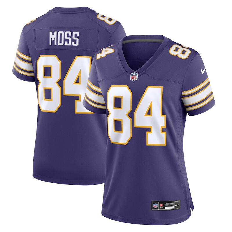 Randy Moss Minnesota Vikings Nike Women's Classic Retired Pl...