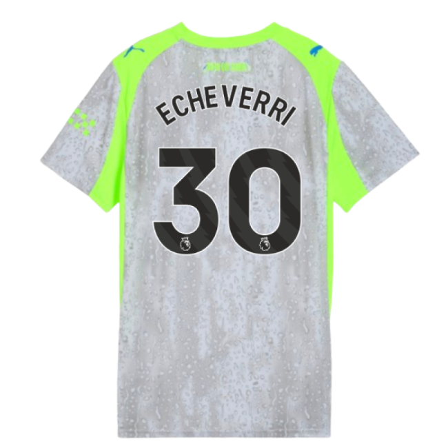 2025-20 Man City Third Football Kit Echeverri Printing M Women S