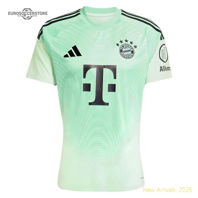 2025-2026 Bayern Munich Home Goalkeeper Shirt (glory Mint)