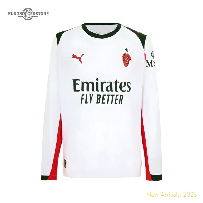 2025-2026 Ac Milan Away Authentic Jersey Adidas Climacool