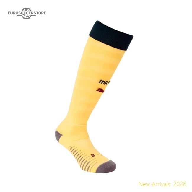 2025-2026 Ac Milan Third Team Socks (yellow) - Excellent Value