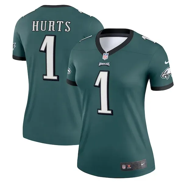 None Jalen Hurts  Jersey - Green | NFL Player Jersey | NFL Football