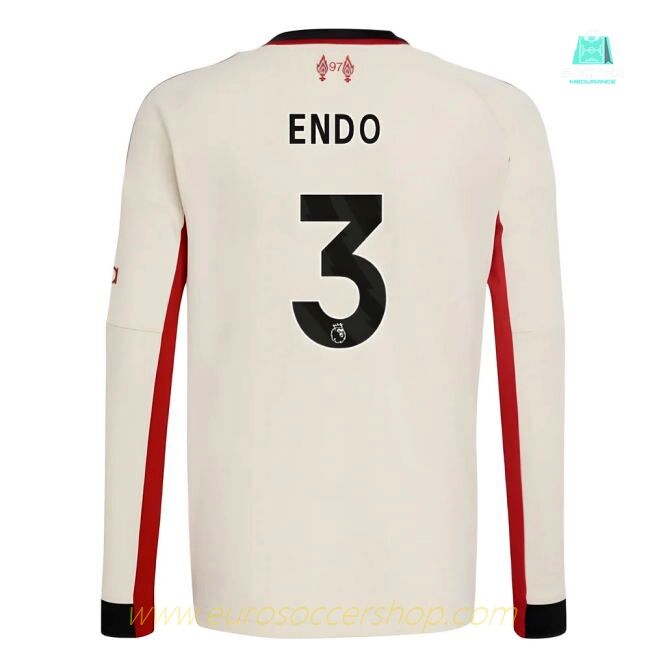 2025-2026 Liverpool Away Long Sleeve Shirt (Kids) (Endo 3)