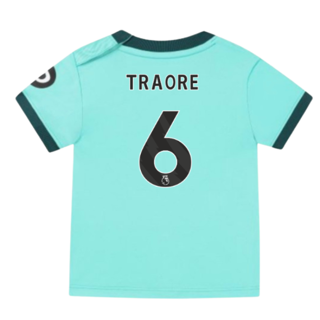2025-2026 Wolves Away Baby Kit (Traore 6)