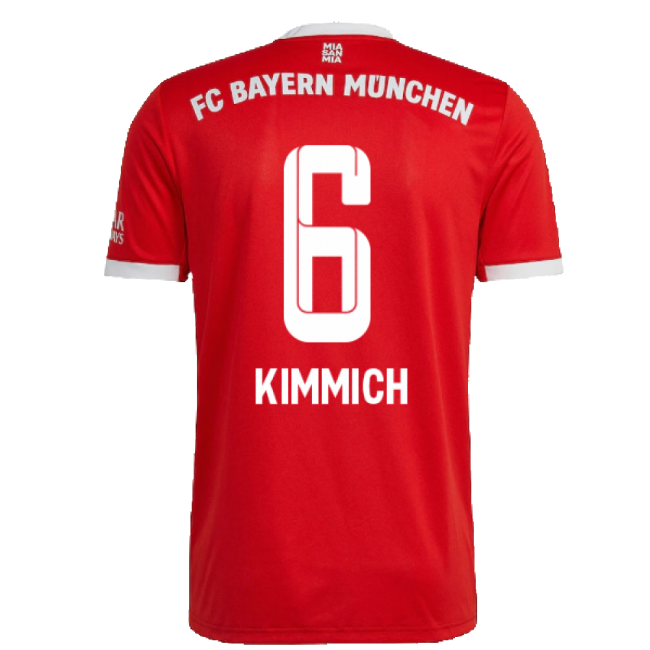 2022-2023 Bayern Home High Quality Shirt (KIMMICH 6) Reinforced Seams