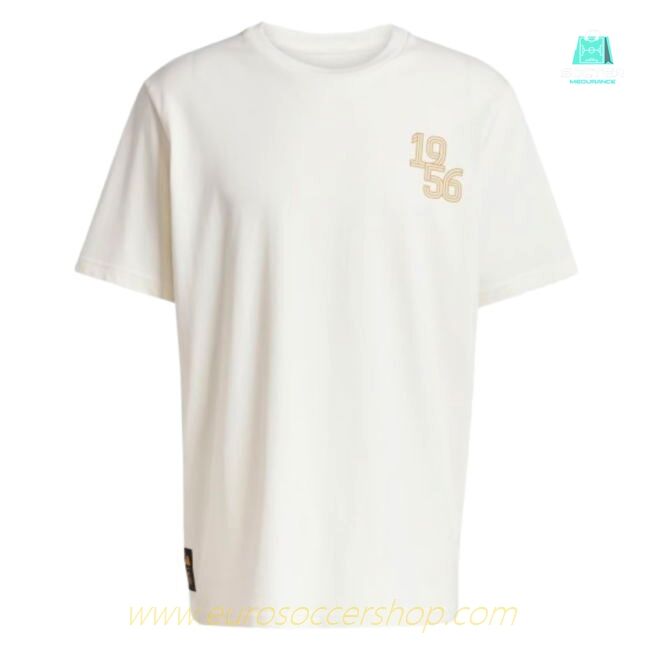 2024-2025 Real Madrid UCL Heavy Cotton Tee (Off White)