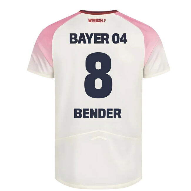 2025-2026 Bayer Away Shirt - Kids (Bender 8) UV Protection