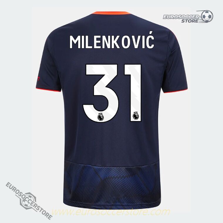 Nottingham Forest 25-26 Third Jersey MILENKOVIĆ 31 Third Version