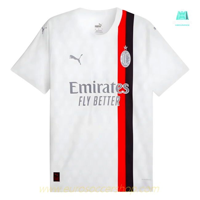 2023-2024 AC Milan Away Authentic Shirt (Rafa Leao 10)