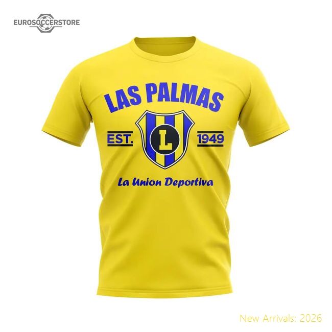 Las Palmas Established Football T-shirt (yellow) - Supporter Edition