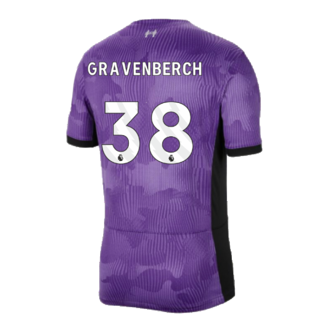 Limited Edition 2023-2024 LIV Third Quick-Dry Gravenberch 38 Adul#952