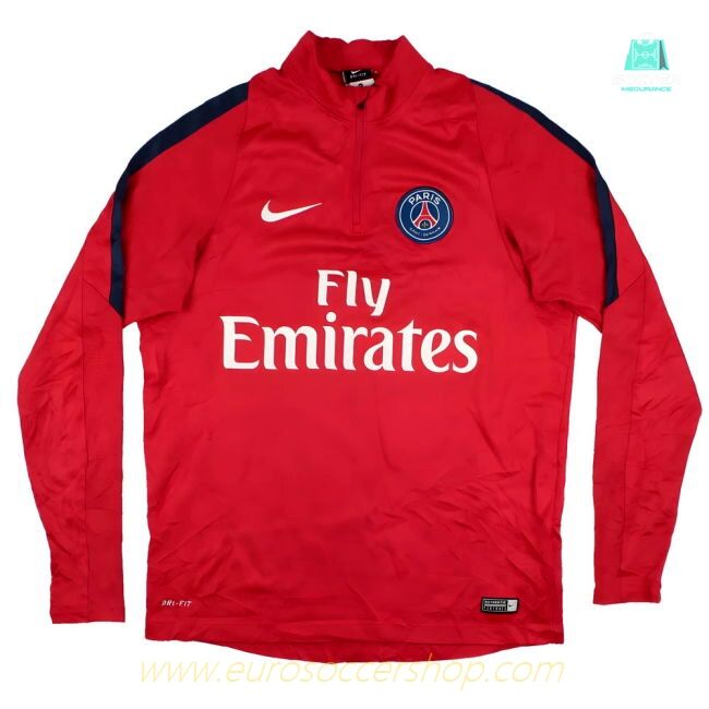 PSG 2015-16 Nike Long Sleeve Tracksuit Top (M) (Good)