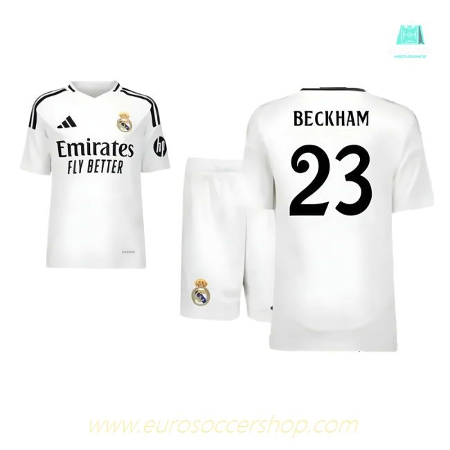 2024-2025 Real Madrid Home Youth Kit (Beckham 23)