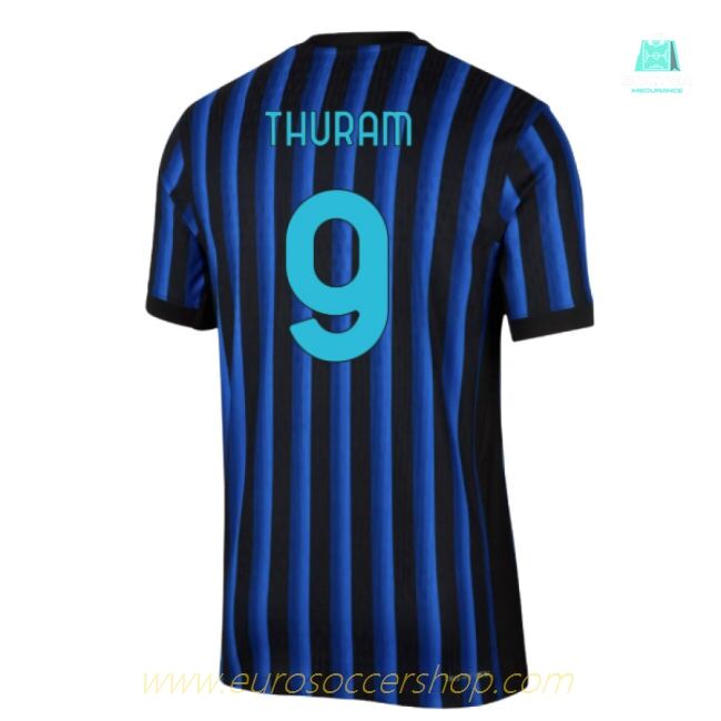 2025-2026 Inter Milan Home Authentic Dri-Fit ADV Shirt (Thuram 9)