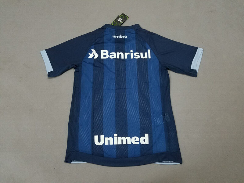 Comfort Fit Gremio Away 201718 Navy Blue Soccer Jersey Shirt