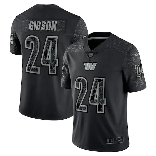 None Antonio Gibson Limited Jersey - Black | NFL Player Jersey
