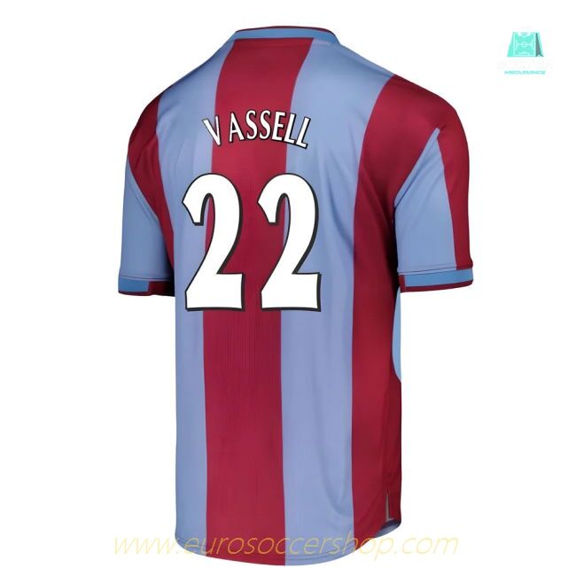 Aston Villa 2000 Home Retro Shirt (Vassell 22)