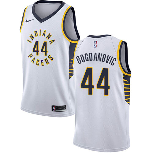 Pacers Bojan Bogdanovic #44 Elite 2024 Icon NBA Swingman Jersey White
