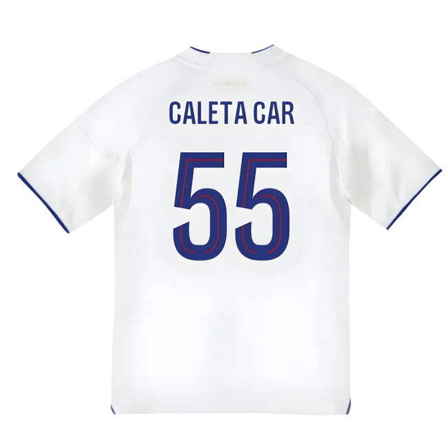Fan Gear Lyon Olympique Lyon Home Shirt Kids Caleta Car #55 Match ...