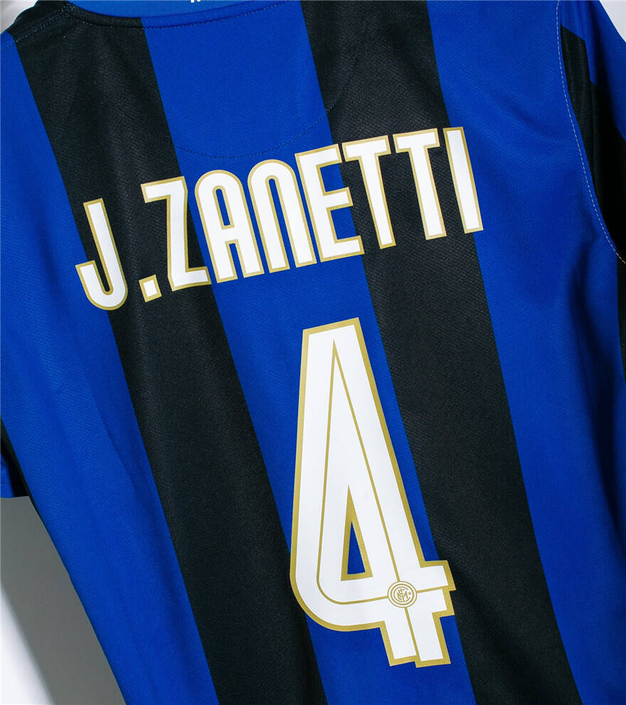 0809 Inter Milan Home Shirt Zanetti 4 - Official Replica 191