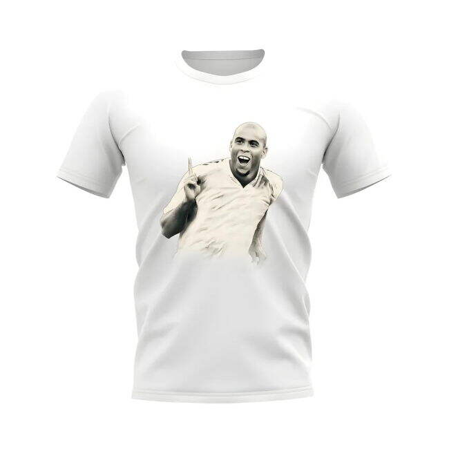 High Ronaldo R9 Legend T-Shirt (White) Authentic Kit Professional