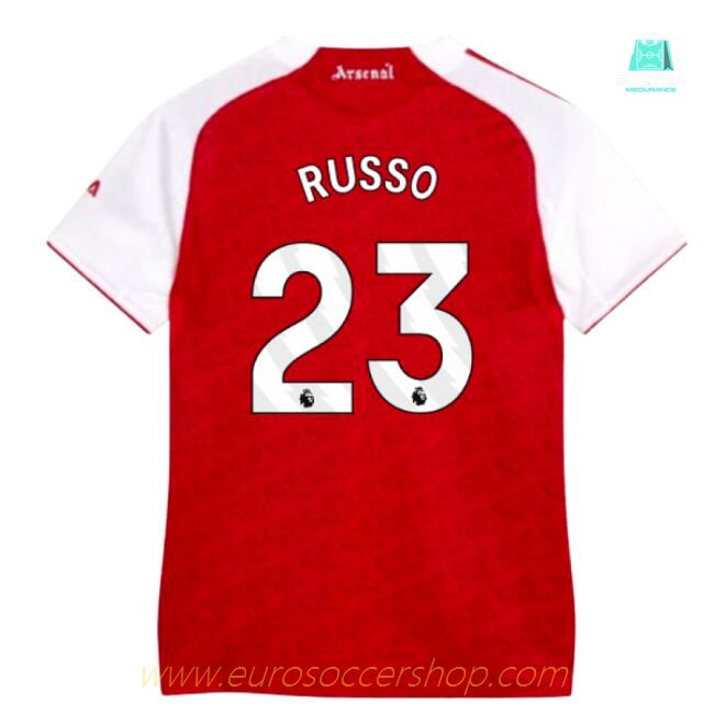 2025-2026 Arsenal Authentic Home Shirt (Womens) (Russo 23)