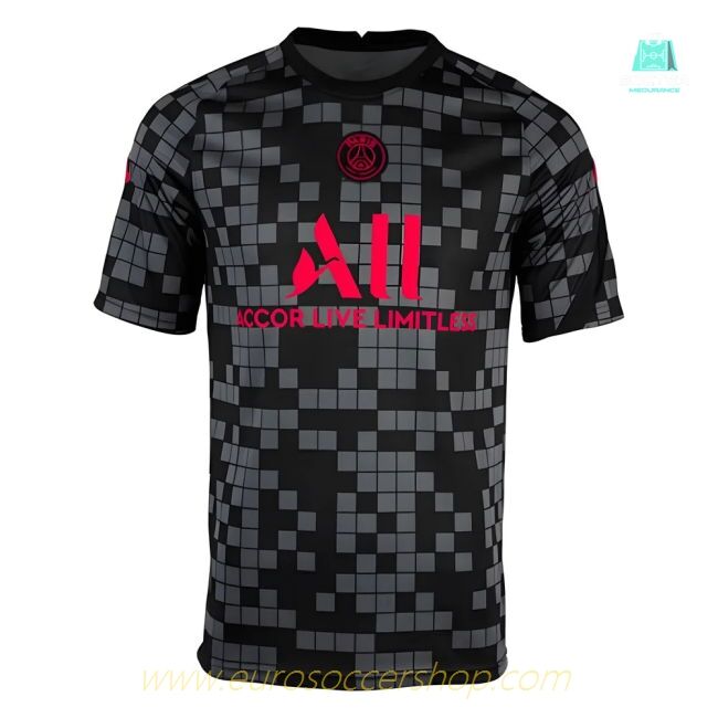 PSG 2021-2022 Pre-Match Training Shirt (Black)