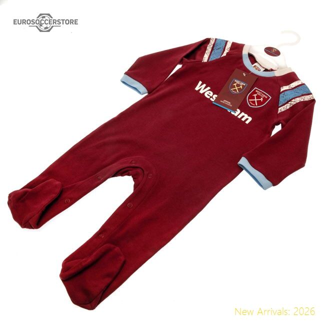 West Ham United Fc Sleepsuit 9-12 Mths St - Budget-friendly