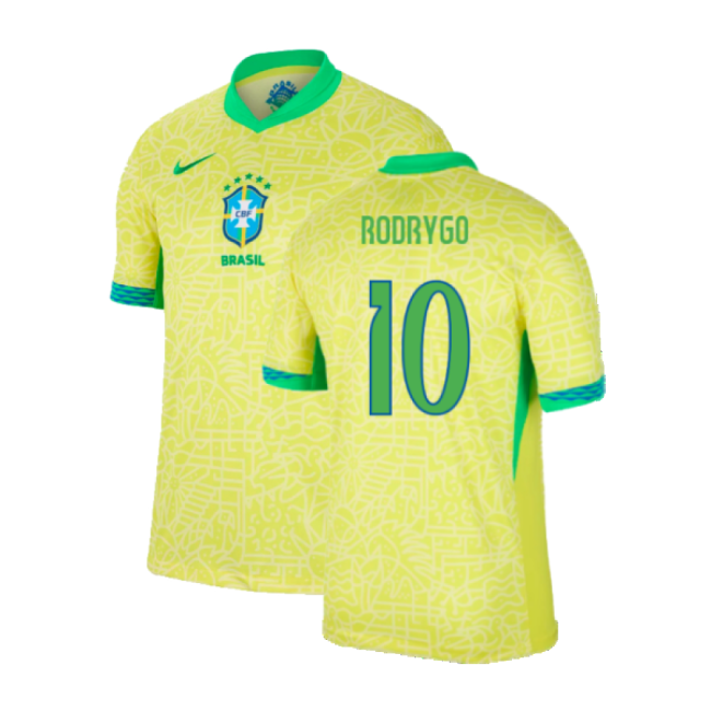 Brazil Rare Home Jersey 2024-2025