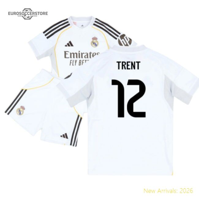 2025-2026 Real Madrid Home Youth Kit (trent 12) - Affordable