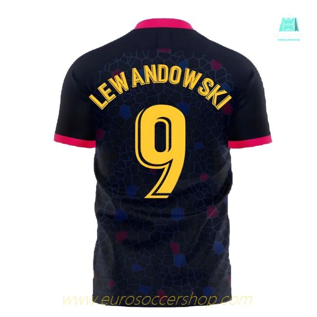 Catalonia 2025-2026 Away Concept Football Kit (Libero) (LEWANDOWSKI 9)