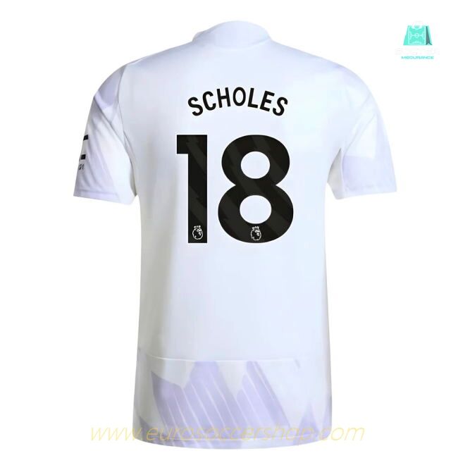 2025-2026 Man Utd Authentic Away Shirt (Scholes 18)